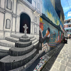 Wunderschöne Wandmalerein