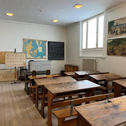 Antique School Room in Museum