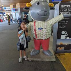 Wolli can be found all over Zermatt