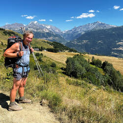 Blick zurück auf das Vanoise-Massiv