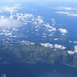 São Jorge beim Flug nach São Miguel
