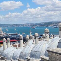Across the baths to the Bosphorous