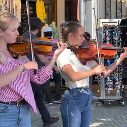 In the land of Bach and Beethoven, even street musicians impress.