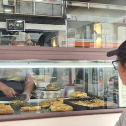 Bagoutsa...with cinnamon cream, spinach or cheese..from Smyrna and the Byzantine empire