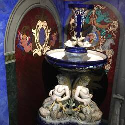 This was a fountain to dispense the mineral water.