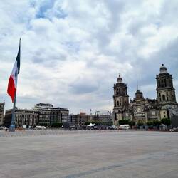 An dieser Stelle liegt heute der Zócalo, das Zentrum von Mexiko-Stadt 🇲🇽