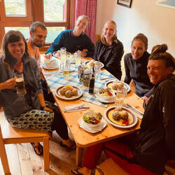Knödelessen mit Sophia und Peter aus Leipzig, Judith aus Freiburg und Annika aus Stuttgart :)