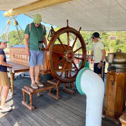 Ship's Wheel and Binnacle