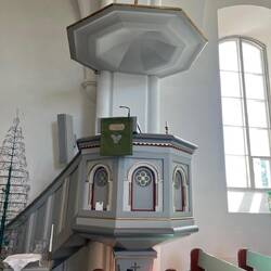 Pulpit in St. Olaf's Church
