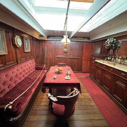 Captain's Mess on Pommern