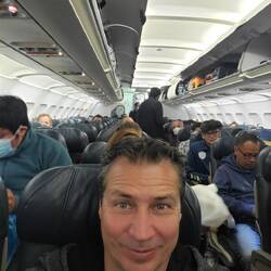 Proof I am capable of catching a flight