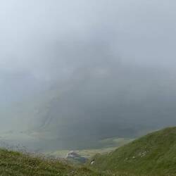 Ganz kurz war der Montblanc zu sehen!