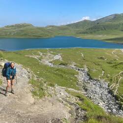 Der Lac d'Anterne - wunderschön und erstaunlich warm!