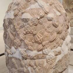 One of several models of the navel of the world- where it all began