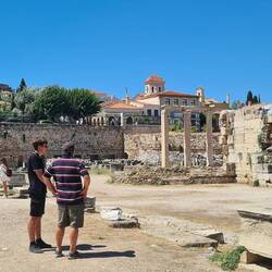 Roman forum - builders inspecting