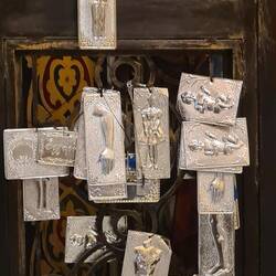 Votive offerings to St Demetrious at his shrine