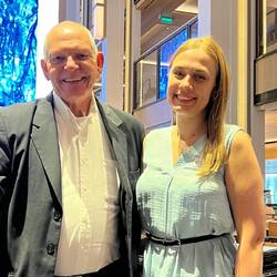 Chuck and Sofia, an Extraordinary Pianist