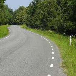 Schöne Straßen zu fahren