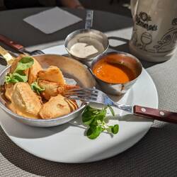 More meat filled dumplings. It may be their national food ....