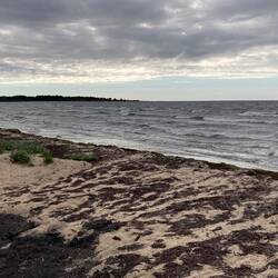 Der Strand am Campingplatz