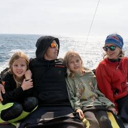 Joyous ride back, sitting behind the skipper