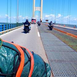 On the Mackinac Bridge