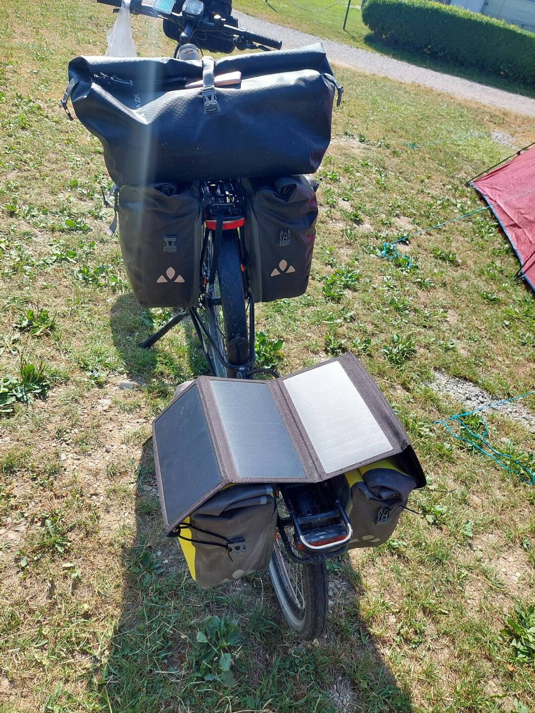 Start mit Solarmatte