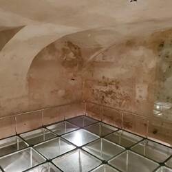 Execution room which was in a separate are from rest You can still see the bullet holes behind glass