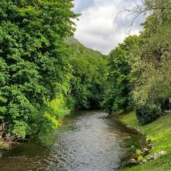 Numerous parks that ran through the city made it feel lush and green