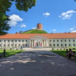 Museum of Lithuanian history with Gediminas Castle Tower at top