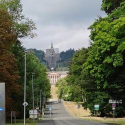 Blick auf Schloss und Herkules