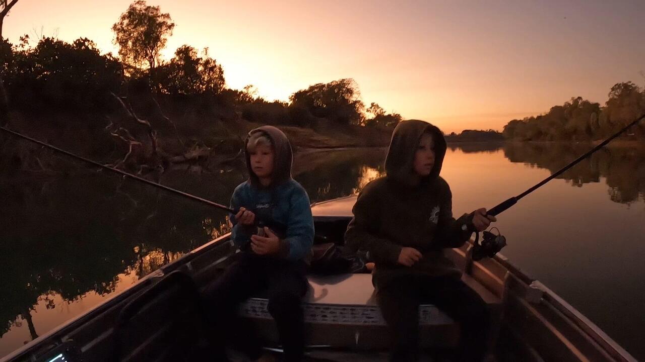 Morning fish with dad
