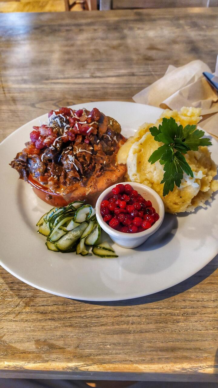 Rentierfleisch, richtig lecker!