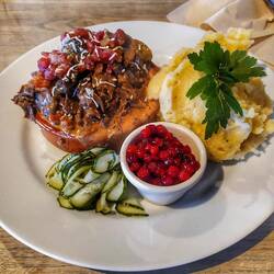 Rentierfleisch, richtig lecker!