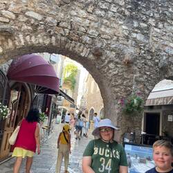 Entering old town Budva