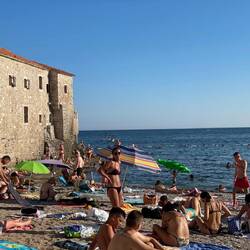 Beach in old town
