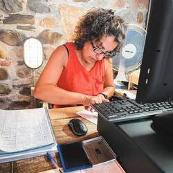 Stempelfrau heute die Nette