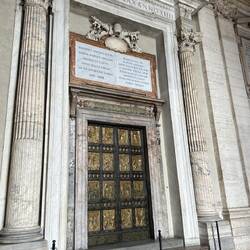 One of the special doors, it is only opened every 25 years. The next opening is in 2025.