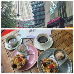 Beim SonyCenter eine kleine Stärkung