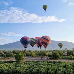 Unsere Ballon-Flotte beim Start