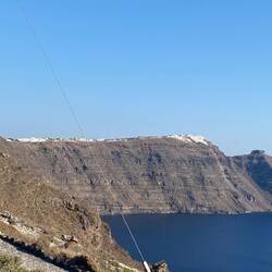 Steep edge of the caldera