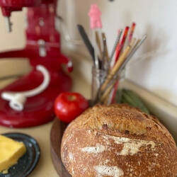Selbstgebackenes Brot