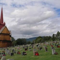 die Stabkirche in Ringebu