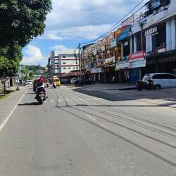Weird coloured houses