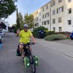 … und tschüss … 🚴🏻‍♂️🥵🐝☀️👋