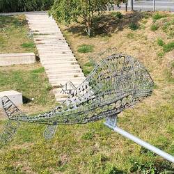 Fisch-Kunst im Seseke-Park, Kamen
