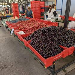 Berries at Riga market