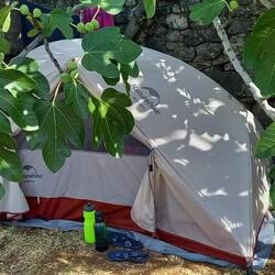 Tent spot for the next two nights