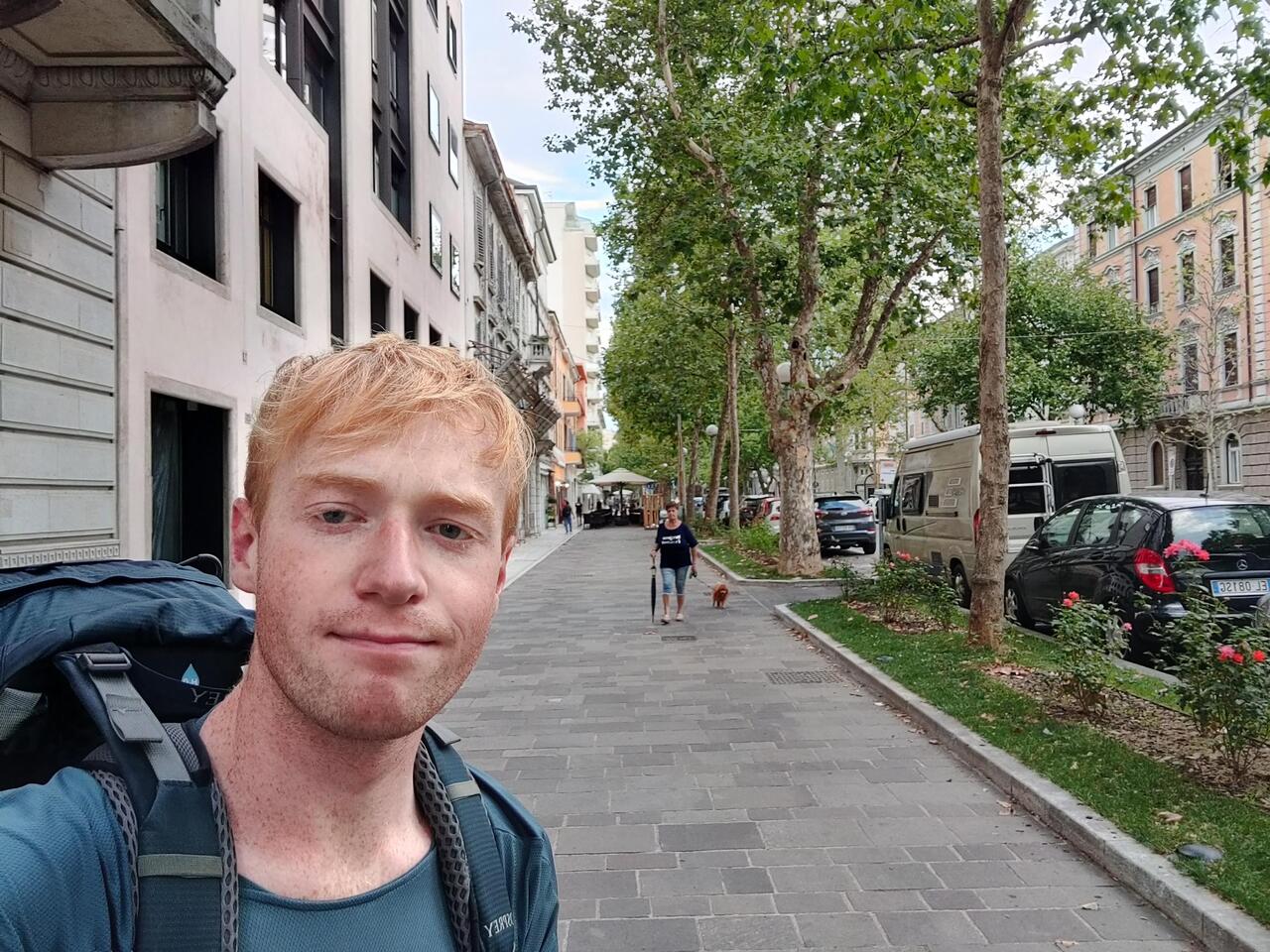 The wide streets and outside eating was a pleasant reminder of the romantic Italian culture