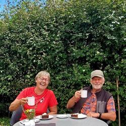 Im tollen Café Seepferdchen, in Vitte bekamen wir den entscheidenden Tip!